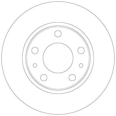 Jeu de (2) disques de frein TRW DF6412