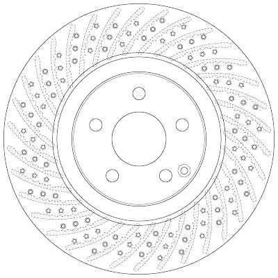 Disque de frein TRW DF6433S