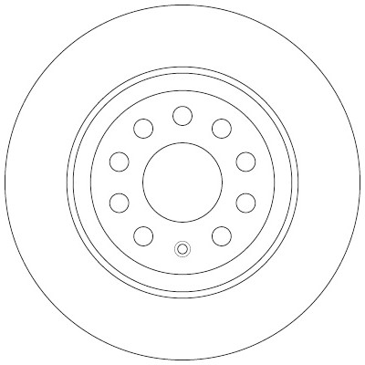 Jeu de (2) disques de frein TRW DF6504