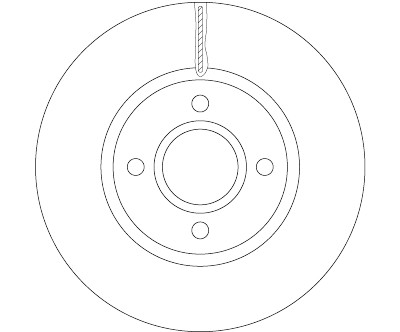 Jeu de (2) disques de frein TRW DF6509