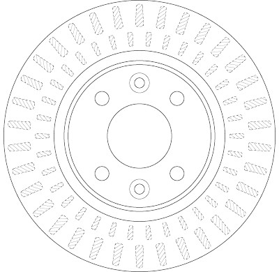 Jeu de (2) disques de frein TRW DF6534
