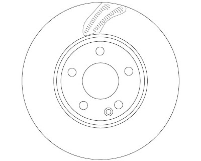 Jeu de (2) disques de frein TRW DF6591