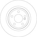 Jeu de disques de frein TRW DF6634