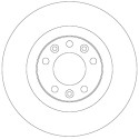 Jeu de disques de frein TRW DF6667