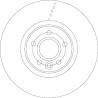 Jeu de disques de frein TRW DF6676S