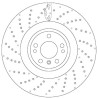 Jeu de disques de frein TRW DF6687S