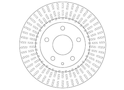 Jeu de (2) disques de frein TRW DF6731