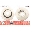 Jeu de 2 disques de frein TRW DF6731