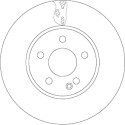 Disque de frein TRW DF6745S
