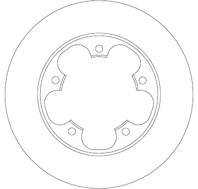 Jeu de (2) disques de frein TRW DF6748