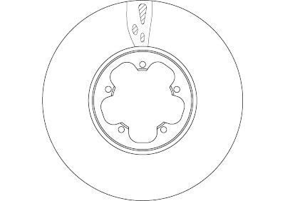 Disque de frein TRW DF6752S