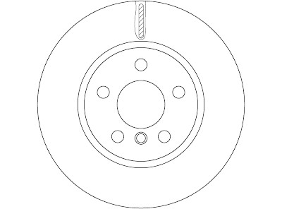 Jeu de (2) disques de frein TRW DF6757