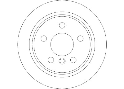 Jeu de (2) disques de frein TRW DF6795