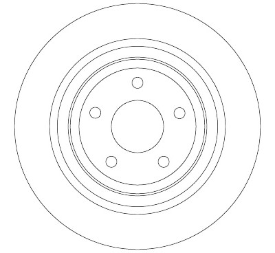 Jeu de (2) disques de frein TRW DF6872