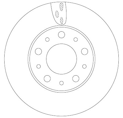 Disque de frein TRW DF6918S