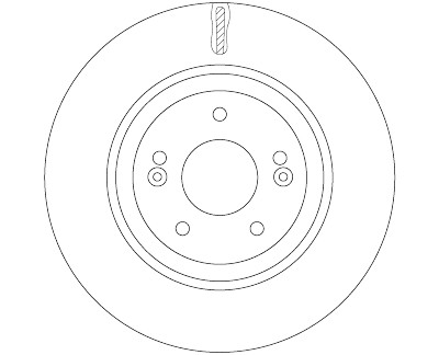 Jeu de (2) disques de frein TRW DF7592