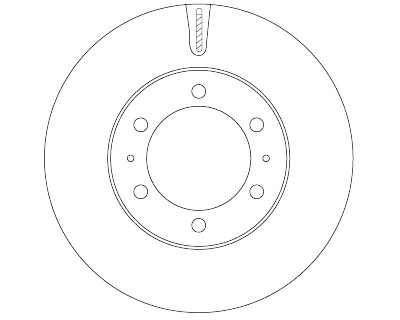 Disque de frein TRW DF7827S