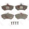 Jeu de 4 plaquettes de frein COTEC TRW GDB1044