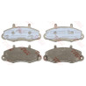 Jeu de 4 plaquettes de frein COTEC TRW GDB1084