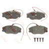 Jeu de 4 plaquettes de frein COTEC TRW GDB1148