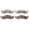 Jeu de 4 plaquettes de frein COTEC TRW GDB1153