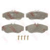 Jeu de 4 plaquettes de frein COTEC TRW GDB1156