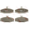 Jeu de 4 plaquettes de frein COTEC TRW GDB1280