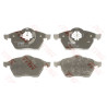 Jeu de 4 plaquettes de frein COTEC TRW GDB1376