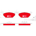 Jeu de 4 plaquettes de frein DTEC COTEC