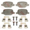 Jeu de 4 plaquettes de frein COTEC TRW GDB1396