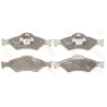 Jeu de 4 plaquettes de frein COTEC TRW GDB1418