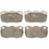 Jeu de 4 plaquettes de frein COTEC TRW GDB1452