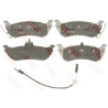 Jeu de 4 plaquettes de frein COTEC TRW GDB1456