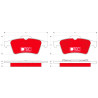 Jeu de 4 plaquettes de frein DTEC COTEC TRW GDB1469DTE