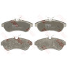 Jeu de 4 plaquettes de frein COTEC TRW GDB1496
