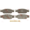 Jeu de 4 plaquettes de frein COTEC TRW GDB1510