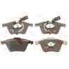 Jeu de 4 plaquettes de frein COTEC TRW GDB1554