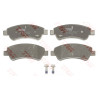 Jeu de 4 plaquettes de frein COTEC TRW GDB1563