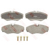 Jeu de 4 plaquettes de frein TRW GDB1574