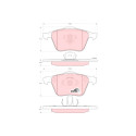 Jeu de 4 plaquettes de frein COTEC TRW GDB1576