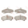 Jeu de 4 plaquettes de frein COTEC TRW GDB1584