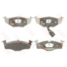Jeu de 4 plaquettes de frein COTEC TRW GDB1586