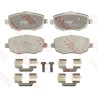Jeu de 4 plaquettes de frein TRW GDB1592