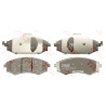 Jeu de 4 plaquettes de frein COTEC TRW GDB1623