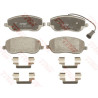 Jeu de 4 plaquettes de frein COTEC TRW GDB1636