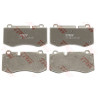 Jeu de 4 plaquettes de frein COTEC TRW GDB1667