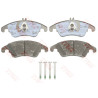 Jeu de 4 plaquettes de frein COTEC TRW GDB1737