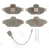 Jeu de 4 plaquettes de frein COTEC TRW GDB1745
