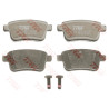 Jeu de 4 plaquettes de frein COTEC TRW GDB1786