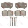 Jeu de 4 plaquettes de frein COTEC TRW GDB1901